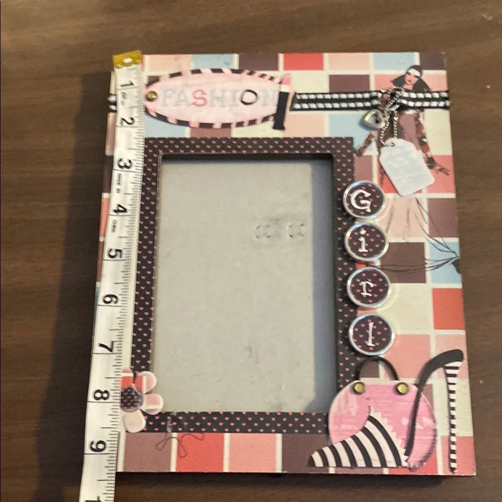 Fashion Girl Multicolor Photo Frame